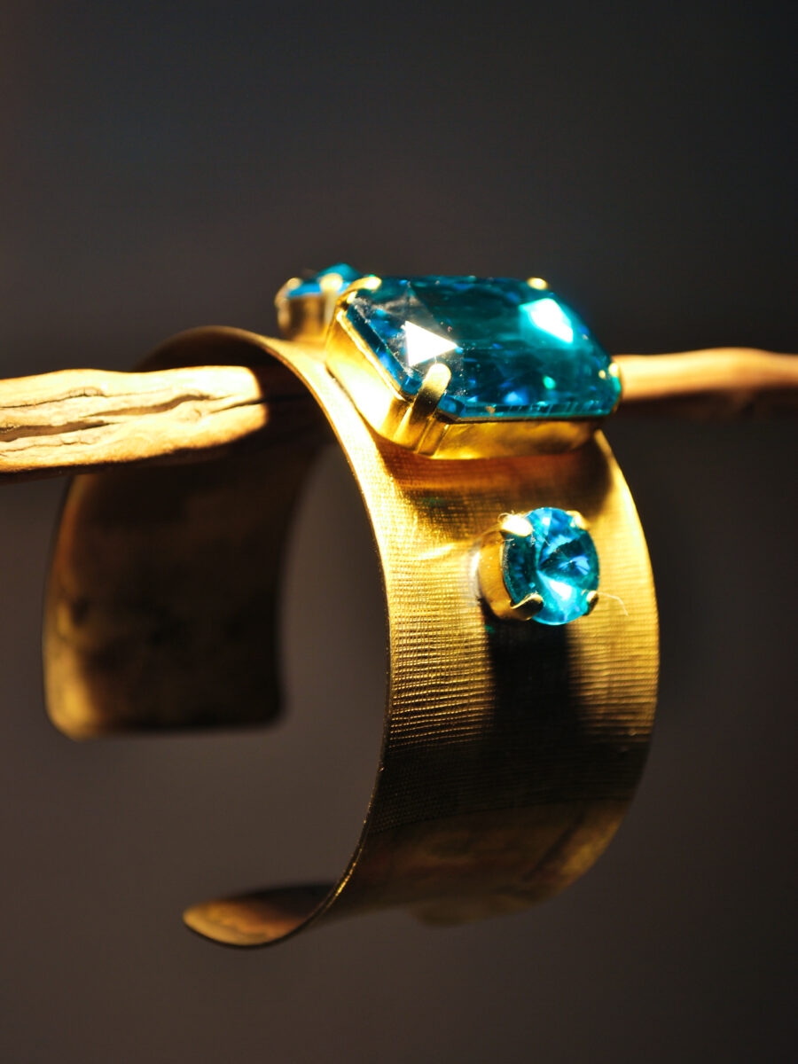 Bracciale Ottone Azzurro